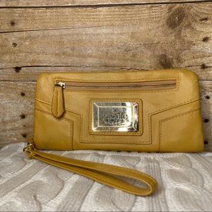 Nicole Miller Mustard Yellow Wallet